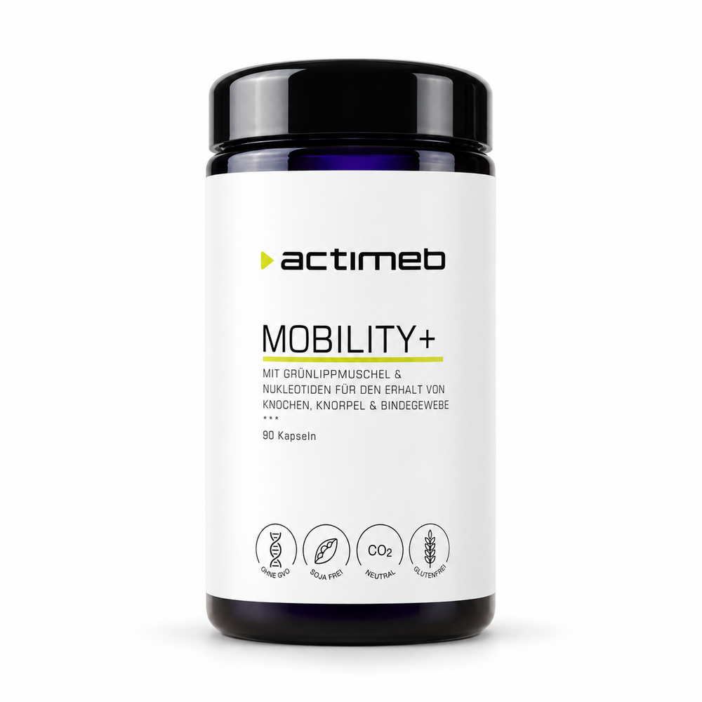 actimeb MOBILITY+ | Grünlippmuschel & Nährstoffkomplex | 90 Kapseln