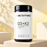 actimeb D3+K2 | Vitamin D3, K2 & Magnesium | 90 Kapseln
