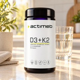 actimeb D3+K2 | Vitamin D3, K2 & Magnesium | 90 Kapseln