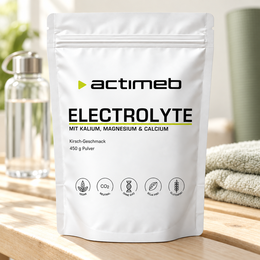 actimeb ELEKTROLYTE | Kirsch-Geschmack | 450 g Pulver